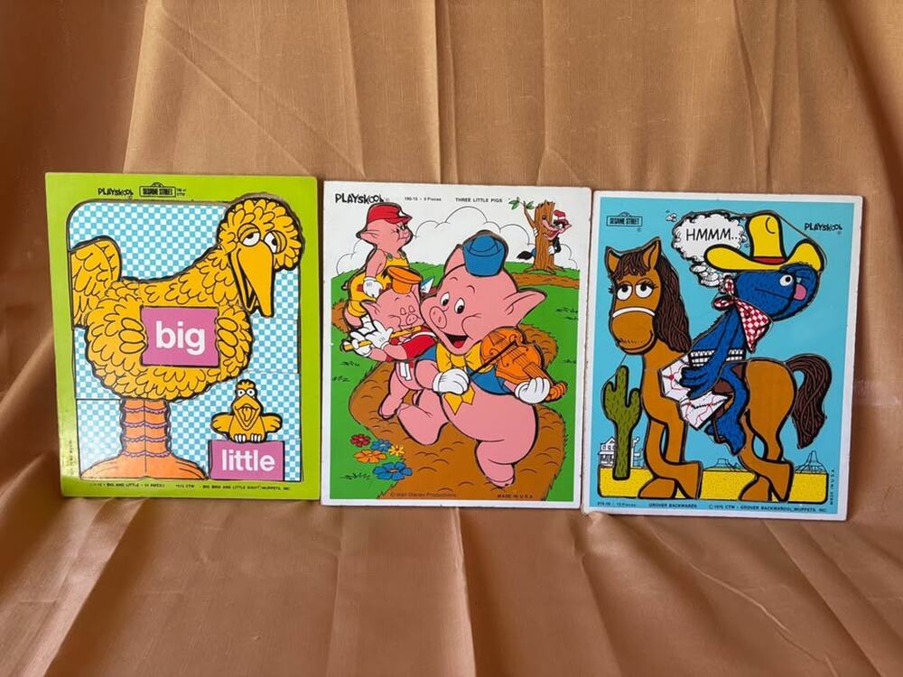 Vintage Puzzles - Muppets / Playskool